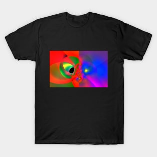 Freaky Fractal Split Image T-Shirt